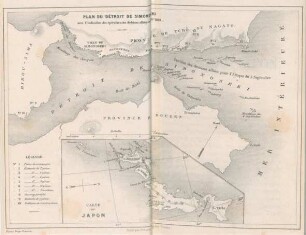 Plan du Détroit de Simonoseki