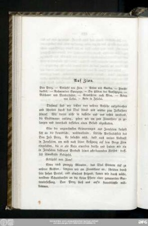 Auf Zion.