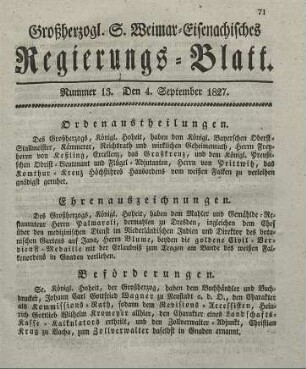 Nr. 13 : 4. September 1827
