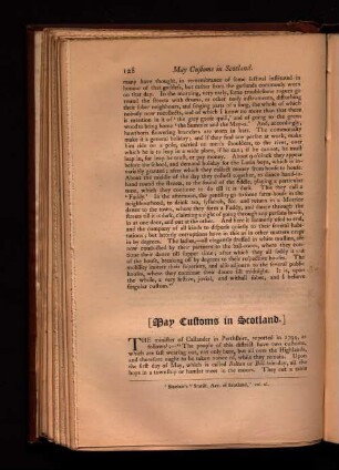 May Customs in Scotland.