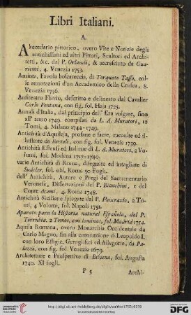 Libri Italiani