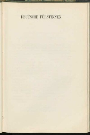 Deutsche Fürstinnen