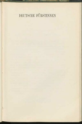 Deutsche Fürstinnen