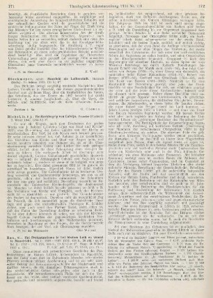 171 [Rezension] Dieckmeyer, Adolf, Mansfeld als Lutherstadt