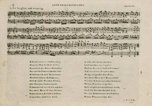 2 Lied eines Leidenden