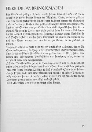 Herr Dr. W. Brinckmann