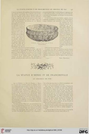16: La statue d'Henri IV de Francheville au Château de Pau