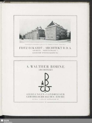 A. Walther Böhne Architekt