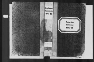 Karlsruhe, Stadtteil Daxlanden, katholische Gemeinde: Standesbuch 1846-1853