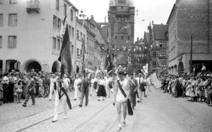 Freiburg: Festzug der Turner; Turnverein