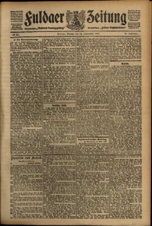 Ausgabe vom Montag, den 14. September 1908.