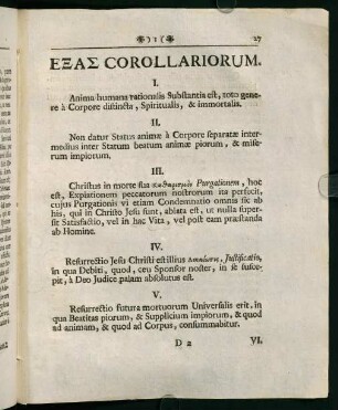 ...Corollariorum