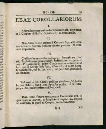 ...Corollariorum