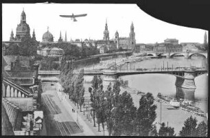 Dresden. Dresden mit Aeroplan
