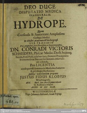 De hydrope