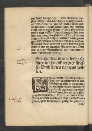 Er erquicket meine seele ...