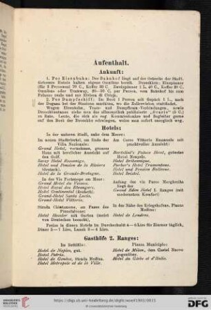 Aufenthalt