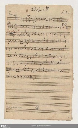 2tes Horn in D.