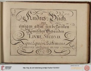 Anderes Buch von einigen alten unbekanten Römischen Gebäuden
