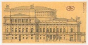Theater-Entwürfe: Theater: Seitenansicht