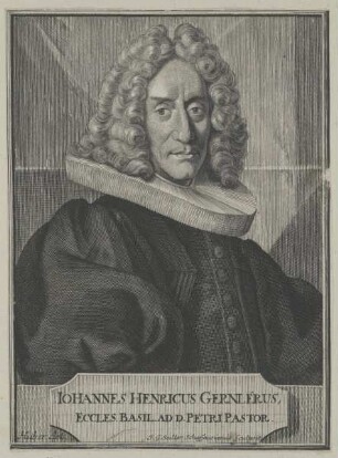Bildnis des Iohannes Henricus Gernlerus