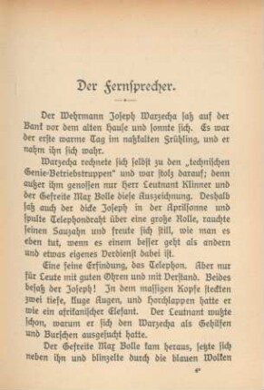 Der Fernsprecher