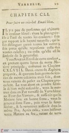 Chapitre CLI