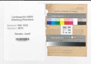 Entnazifizierung Josef Gerster , geb. 13.04.1894 (Polizist)