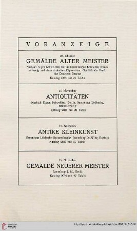 Voranzeige
