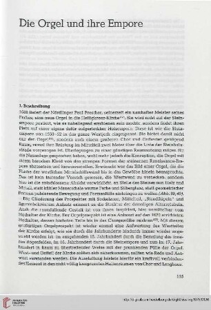 Die Orgel und ihre Empore
