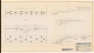 Reichsluftfahrtministerium, Berlin: Stufen Treppenhäuser L2/L4: Ansicht, Schnitte 1:20, Detailschnitte 1:10, 1:5