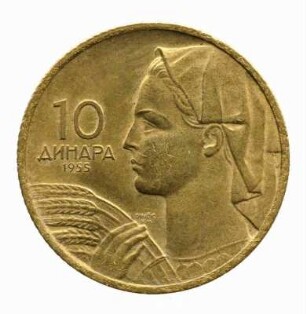 10 Dinar 1955