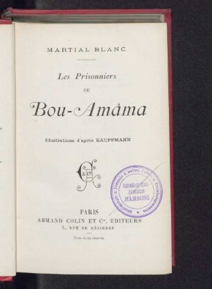 Les prisonniers de Bou-Amâma