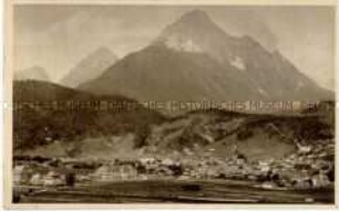 Mittenwald mit Wetterstein und Öfelekopf