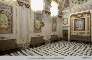 Wanddekoration mit neutestamentarischen Szenen