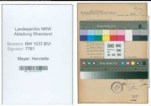 Entnazifizierung Henriette Meyer , geb. 17.02.1906 ()