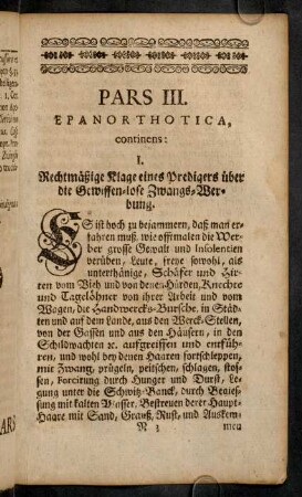 197-260, Pars III.: Epanorthotica Nr. 1-10