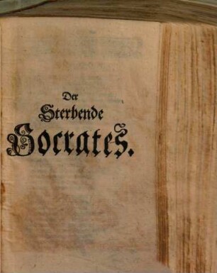 Der Sterbende Socrates