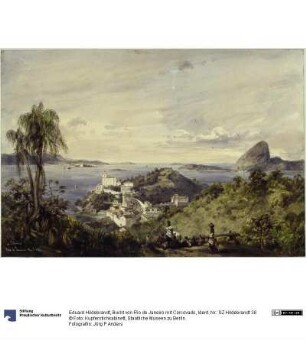 Bucht von Rio de Janeiro mit Corcovado
