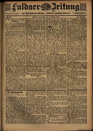 Ausgabe vom Donnerstag, den 10. Oktober 1901.