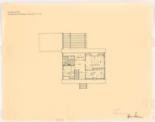 Kleines Wohnhaus: Grundriss DG 1:100