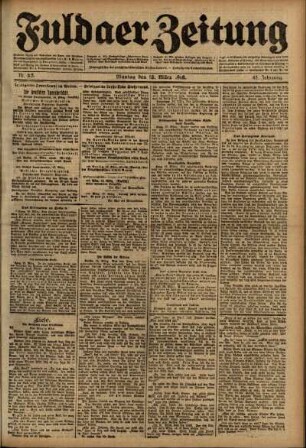 Ausgabe vom Montag, den 18. März 1918.