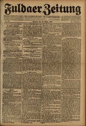 Ausgabe vom Montag, den 18. März 1918.