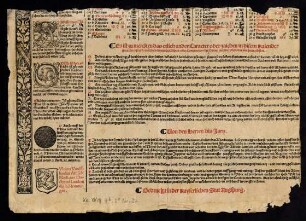 Kalenderblatt (Fragment)