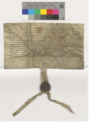 Präsentation an Propst Jacob Schomaker für eine Commende am Johannis Evangelisten Altar zu St. Lamberti [lat].