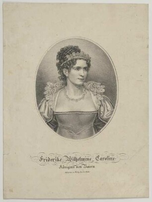Bildnis der Friderike Wilhelmine Caroline, Königin von Bayern