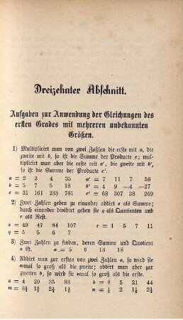 Dreizehnter Abschnitt.