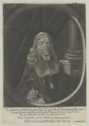 Bildnis des Ludovicus Vogelius