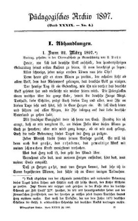 Zum 22. März 1897