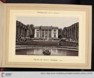 Versailles (petit Trianon). Palais du petit Trianon